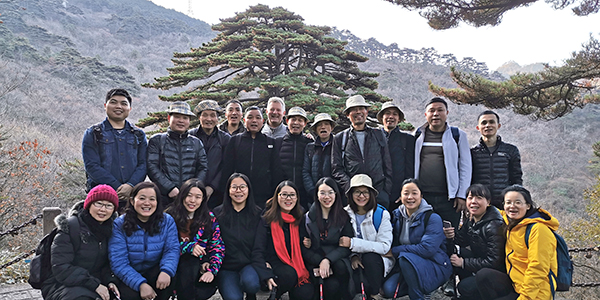 Coreline, Wuxi på 2-dages personaleudflugt til Yellow Mountain