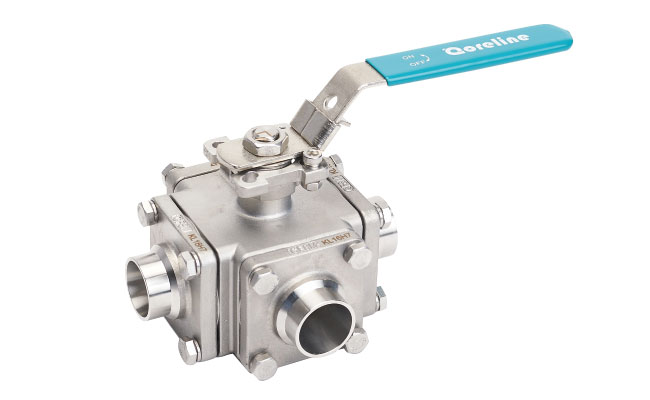 3- and 4-way thread ball valve