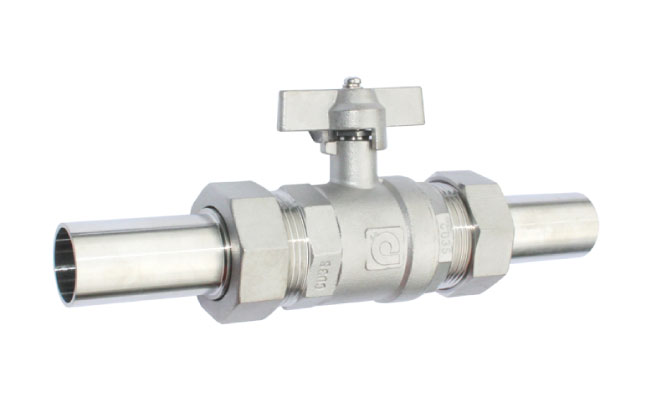 Union ball valve -  Degreased