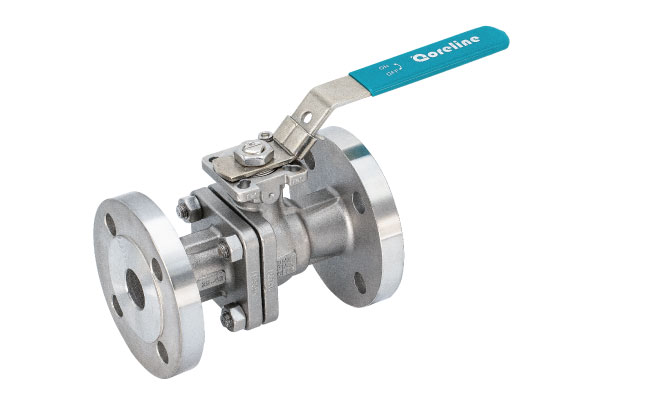 2pc flanged ball valve - long pattern