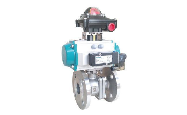2pc flanged ball valve