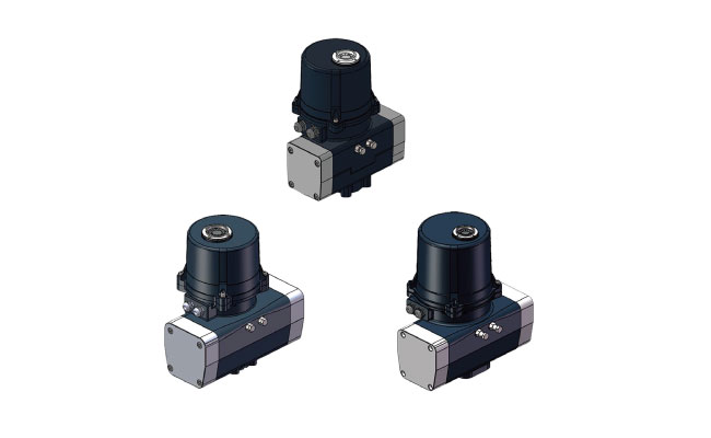 Spring return electrical actuator