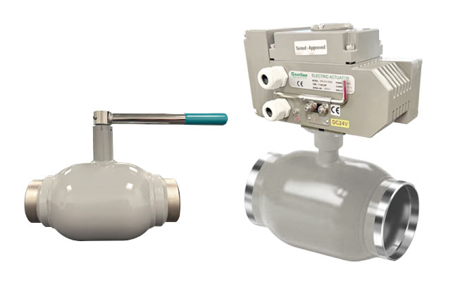 Fully welded ball valve