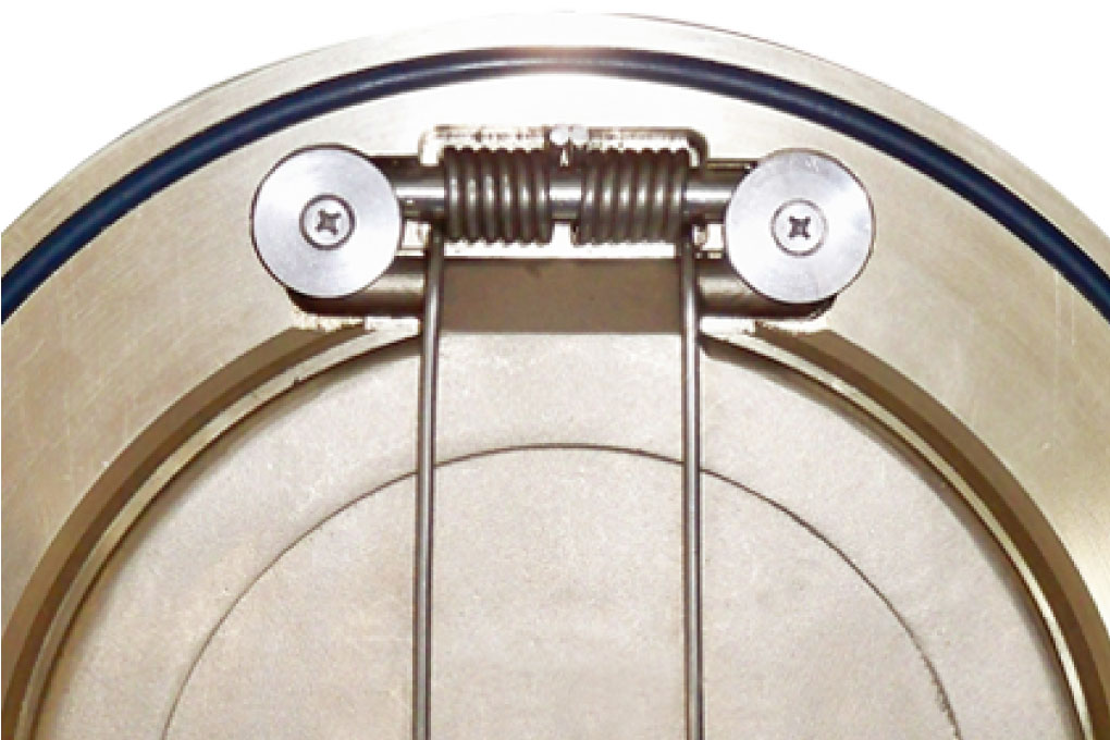 Thin wafer check valve