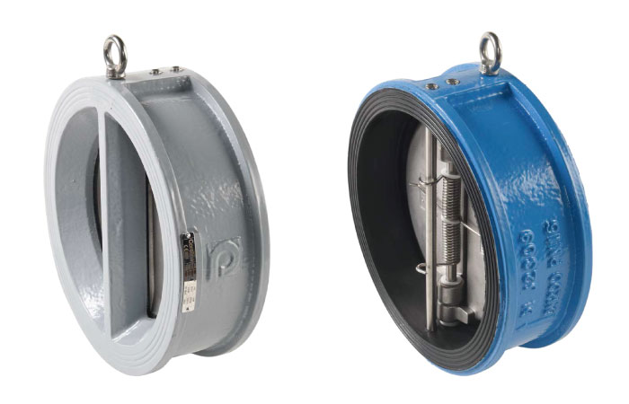 Dobbeltklap kontraventil (SG-jern)